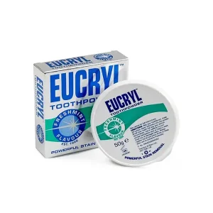 Bột Làm Trắng Răng Eucryl Hương Bạc Hà 50g