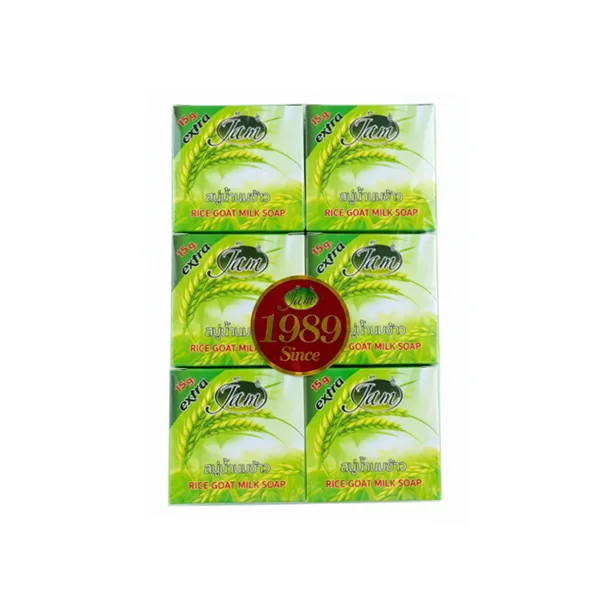 Xà Phòng Cám Gạo Và Sữa Dê Thái Lan (12 Hộp/Lốc)
