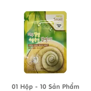 Mặt Nạ Chiết Suất Ốc Sên 3W Clinic Fresh Snail Mask 23ml
