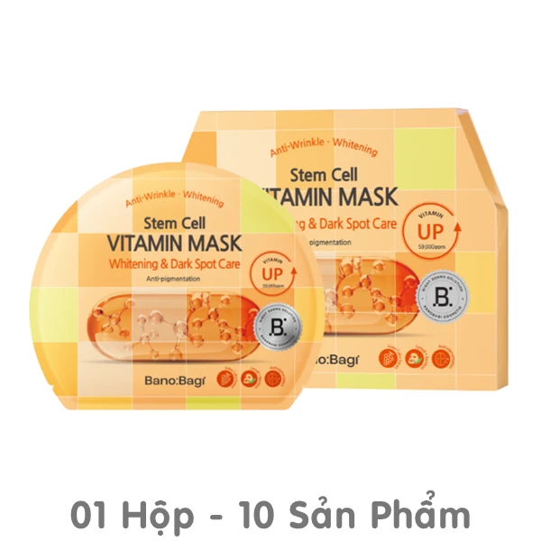 Mặt Nạ Banobagi Dưỡng Sáng Da, Mờ Thâm Nám (Cam) 30g