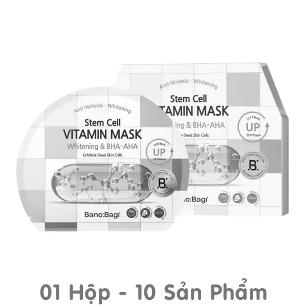 Mặt Nạ Banobagi Làm Sáng Da, Tẩy Tế Bào Chết (Xám) 30g