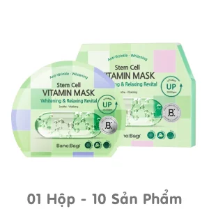 Mặt Nạ Banobagi Dưỡng Sáng, Thư Giãn Da (Xanh Lá) 30g