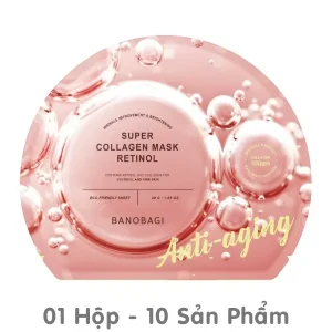 Mặt Nạ Banobagi Super Collagen, Nếp Nhăn (Hồng) 30g