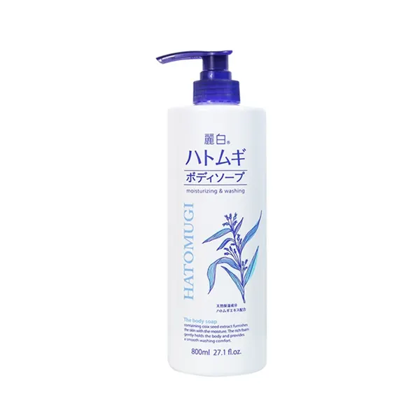 Sữa Tắm Dưỡng Da Hatomugi Làm Sáng, Mềm Mịn Da 800ml
