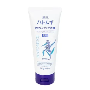 Sữa rửa mặt tẩy trang Reihaku Hatomugi W Cleansing Foam 130g